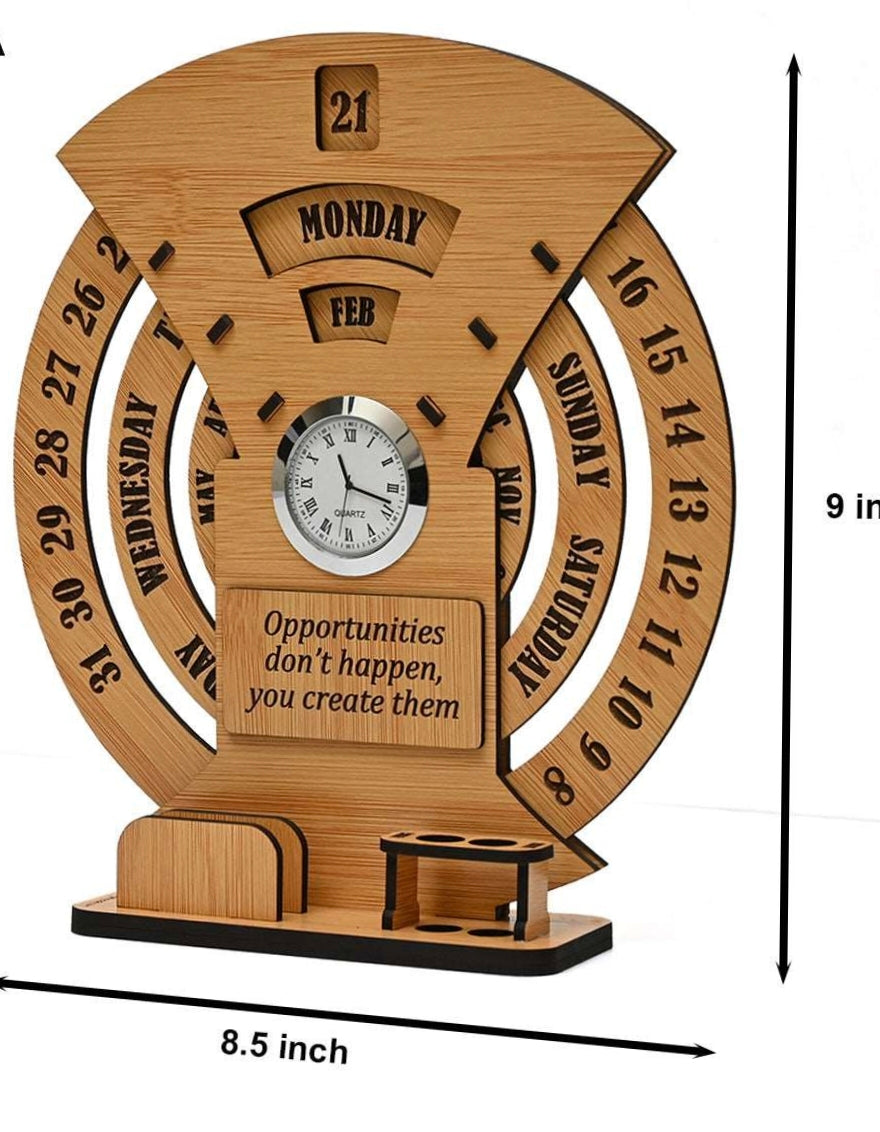Eco-Friendly Round Calendar with Custom Photo Options | The Eco-Friendly Round Calendar | Perfect for Corporate Gifting