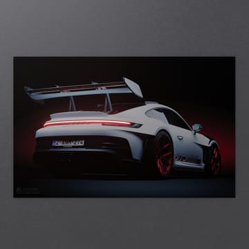 Mercedes Benz - Neon LED Car Poster