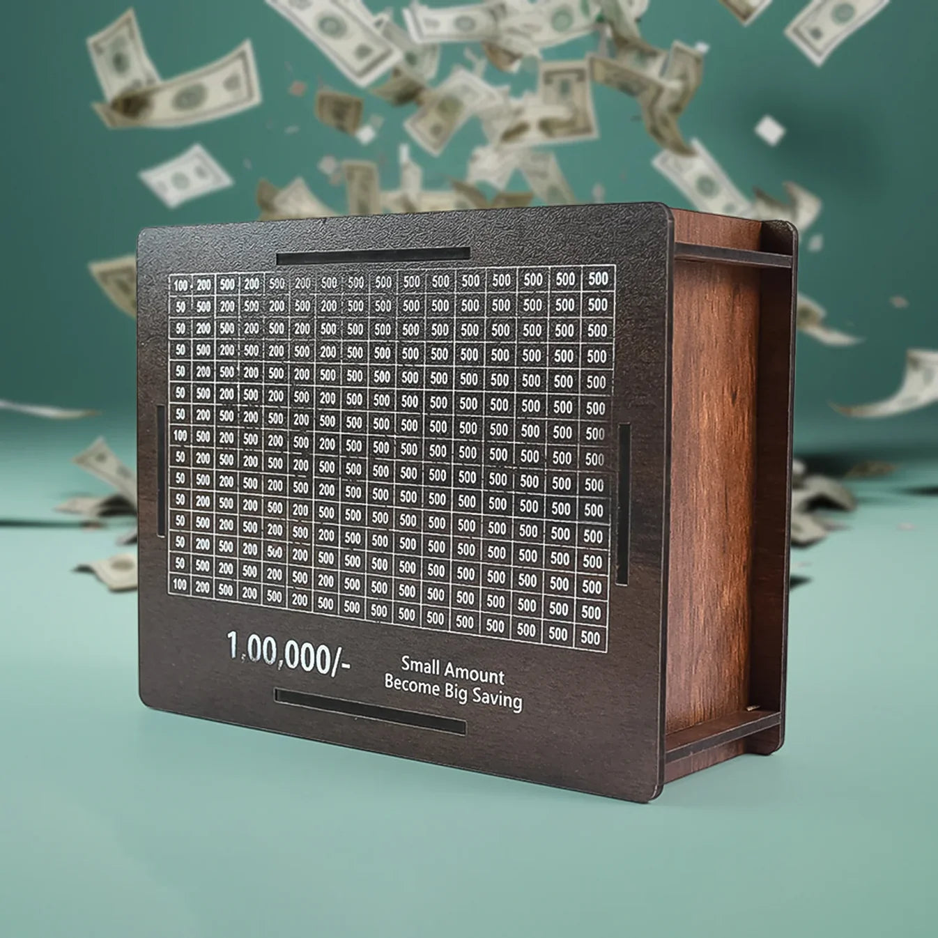Unique MDF Piggy Bank with Custom Photo and Name
