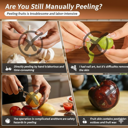 PeelPro 360™ – Peel Garlic, Grapes & Veggies in Second