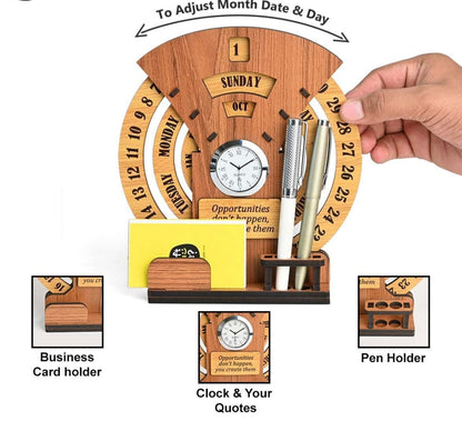 Eco-Friendly Round Calendar with Custom Photo Options | The Eco-Friendly Round Calendar | Perfect for Corporate Gifting