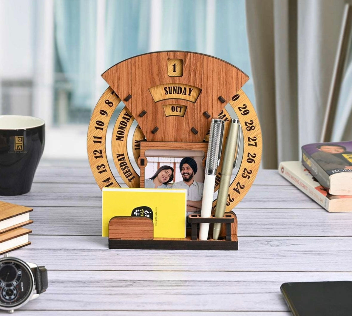 Eco-Friendly Round Calendar with Custom Photo Options | The Eco-Friendly Round Calendar | Perfect for Corporate Gifting