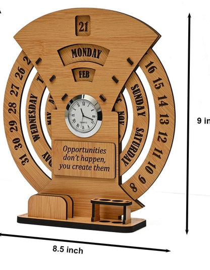 Eco-Friendly Round Calendar with Custom Photo Options | The Eco-Friendly Round Calendar | Perfect for Corporate Gifting