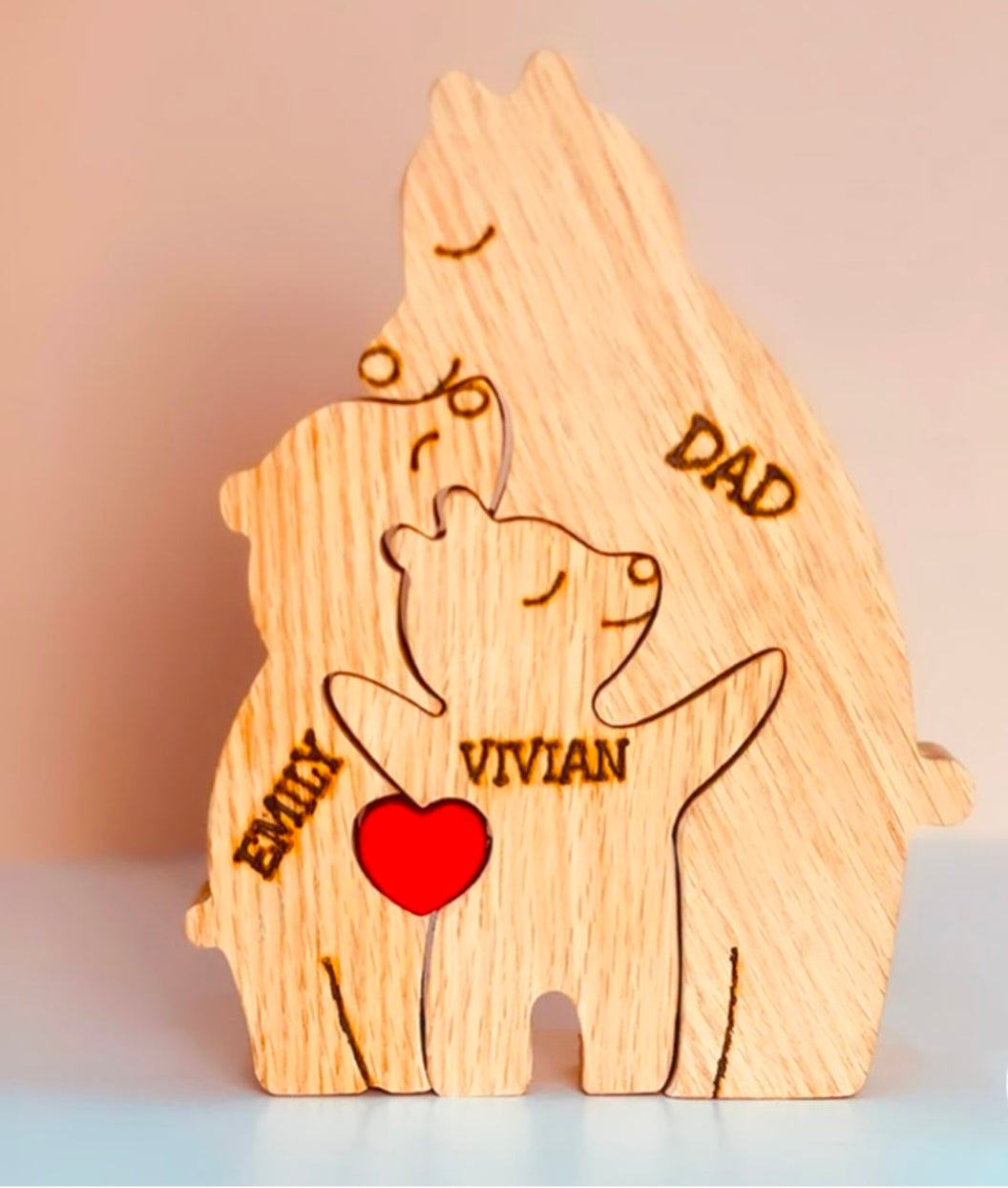 Personalized wooden name puzzel For Baby Couple Kids