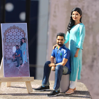 3d Miniature Couple.