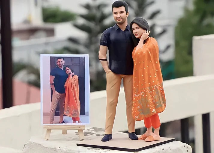 3d Miniature Couple.