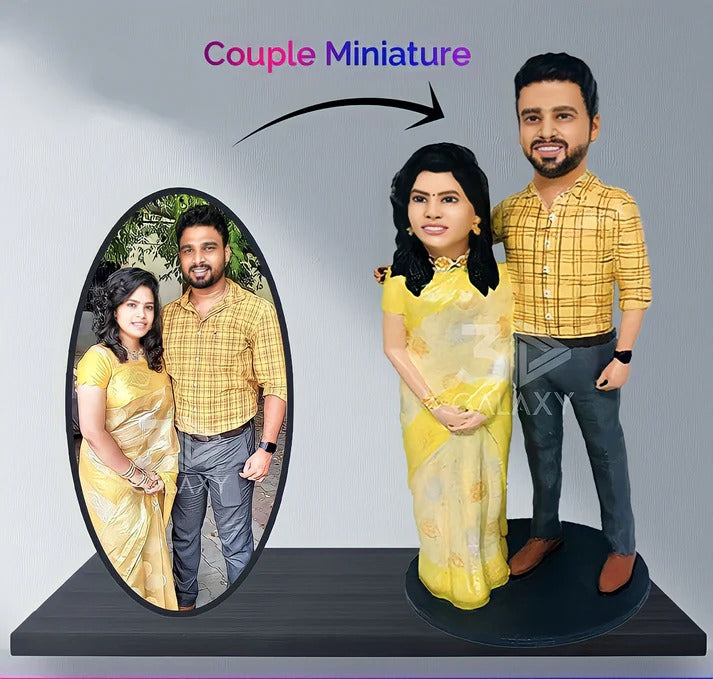 3d Miniature Couple.