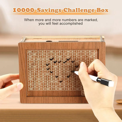 Unique MDF Piggy Bank with Custom Photo and Name