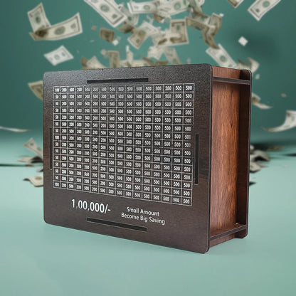 Unique MDF Piggy Bank with Custom Photo and Name
